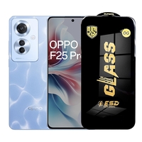 Folie de Protectie pentru Oppo F25 Pro, Vafy, Sticla Securizata ESD, Margini Negre, Rezistenta la Zgirieturi, Antistatica, 0.35 mm, Transparenta