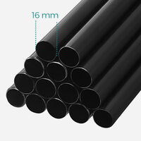 SONGMICS Garderoba pentru depozitarea hainelor, din material textil, cu 2 bare pentru umerase, 43x140x174cm, negru