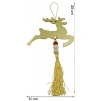 Ornament brad, Flippy, Ren, Auriu, Lucios, 10*25CM, Acril, Interior/ Exterior