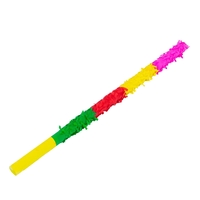 Bat pentru Pinata, Flippy, din Carton Rezistent decorat cu Hartie Creponata, Lunigime de 59 cm, Multicolor