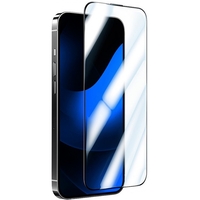 Folie de Protectie, Flippy, compatibila cu Apple iPhone 14 Pro Max, Electrostatica, Sticla Securizata, Top Glass, Anti-static, Negru