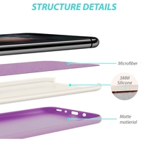Husa protectie Vafy compatibila cu Samsung S20 Ultra Liquid Silicone Case Mov