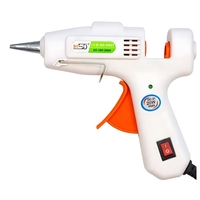 Pistol de Lipit cu Silicon la cald, Vafy, 20 W, pentru Batoane 7 mm, Duza din Aluminiu Anti-picurare, Incalzire Rapida, pentru Bricolaj, Artizanat și Reparatii, Alb
