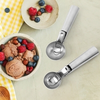 Lingura dozatoare inghetata Flippy, Cool Serving, inox, gri