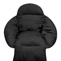 Perna pentru scaun rotund tip leagan suspendat, dimensiune XXL, negru