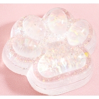 Jucarie Antistres Squishy, Flippy, Labuta de Pisica Pufoasa, cu Revenire Lenta, 7 x 6.5 cm, Model 270532, Multicolor