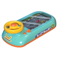 Joc Simulator de Condus, Flippy, 3-6 Ani, Volan Interactiv, Efecte Sonore, din ABS, USB Inclus, Verde