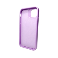 Husa Apple iPhone 15 Pro Max, Vafy, din Silicon, Interior din Microfibra, Protectie Camera, Design Modern, Rezistenta la Impact, Lila