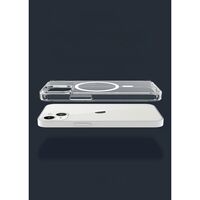 Husa Magsafe Acrylic two-in-one large hole magnetic shell pentru IP13 PRO 6.1 Transparenta