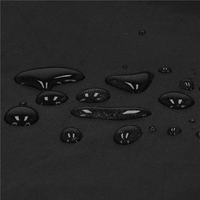 Husa protectie pentru umbrela de gradina, impermeabila, cu fermoar si snur reglabil, 205 cm, negru