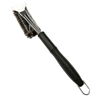 Perie de Sarma pentru Gratar, Flippy, Maner 45 cm, din Otel inoxidabil, 45X7X10, Negru