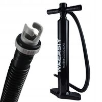 Pompa manuala cu manometru pentru SUP, 15 PSI – dubla actiune, furtun 130 cm