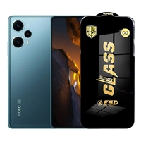 Folie de Protectie pentru Xiaomi Poco F5, Vafy, Sticla Securizata ESD, Margini Negre, Rezistenta la Zgirieturi, Antistatica, 0.35 mm, Transparenta