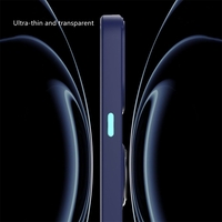 Husa Anti Fall Metal Bracket pentru Apple iPhone 13 Pro, Rezistenta la socuri, Margini colorate, Cu inel de prindere magnetic, Vafy, Albastru