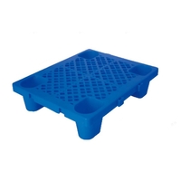 Palet de Transport, Flippy, 40 x 40 x 12 cm, din Plastic durabil, Palet pentru Stivuitor in Depozit, Rezistent la Umiditate, Grila Ingrosata, 4