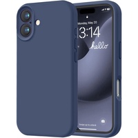 Husa de Protectie Matte TPU, Vafy, pentru Apple iPhone 16 Plus, Protectie Camera, Antisoc, Antizgariere, Antialunecare, Acoperire Completa, Albastru