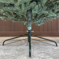 Brad artificial Christmas Deluxe by Sersimo, Viena Select argintiu, integral 3D, 250 cm