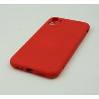 Husa protectie Vafy compatibila cu Samsung A12 Liquid Silicone Case Rosu