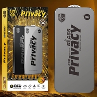 Folie de Protectie pentru Samsung Galaxy A26, Vafy, Sticla Securizata ESD Antistatica, Super-X Privacy OG, Margini Negre, 0.30 mm, Transparent Inchis