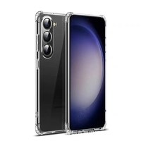 Husa de protectie Vafy, Airbag Shock Absorption, TPU, pentru Samsung Galaxy S21 FE 5G , Transparent