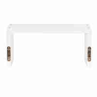 Set 3 rafturi de perete din MDF pentru decor si organizare, 30, 45 si 60 cm, alb