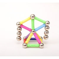 Set 308 Piese Betisoare Magnetice, Flippy, din Plastic/Magnet, +3 Ani, Multicolor