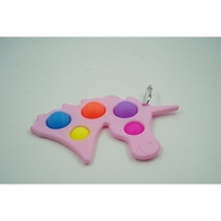 Jucarie Antistres Flippy - Fidget Toy, Simple Dimple, Unicorn, Roz