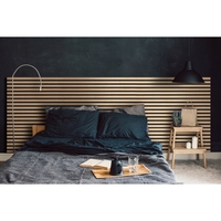 Riflaj MDF decorativ LDA PREMIUM de tip Panou Acoustic, Stejar Natur Saragossa, 260x40 cm