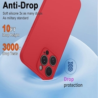 Husa de Protectie, Vafy, pentru Oppo Reno 11 F, Liquid Silicone, cu Microfibra pe Interior, Protectie Antisoc, Compatibil Incarcare Wireless, Rosu
