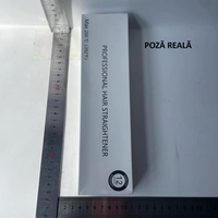 Placa de Par fara Fir, Vafy, Adaptor Tip C, 4 Trepte de Temperatura, Tensiune 5V, Capacitate Baterie 5000 mAh, Indreptat, Ondulat, 23.5x3.3x4.5 cm, Negru