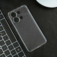 Husa de Protectie, Vafy, pentru Xiaomi Redmi Note 13, TPU Protect Plus, cu Dust Plug, Transparent