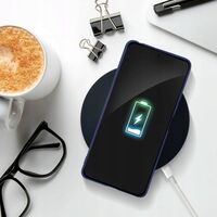 Husa de Protectie, Vafy, pentru Xiaomi Redmi Note 13 5G, Liquid Silicone, cu Microfibra pe Interior, Protectie Antisoc, Compatibil Incarcare Wireless, Albastru