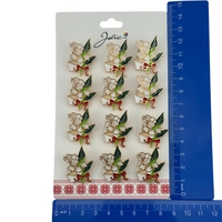 Set 12 Brose Martisor Primavara, Jolie, Model Flori Lacrimioare si Scrisoare