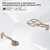Husa Metalica Compatibila cu iPhone 16 Pro, Vafy, Protectie pentru Colturile Telefonului si Camera, Aliaj, Antisoc, Antizgariere, Auriu