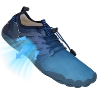 Pantofi plaja si apa, talpa cauciuc antiderapanta, material respirabil, albastru, marimea 41