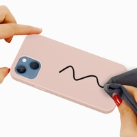 Husa protectie Vafy compatibila cu Samsung A03s Liquid Silicone Roz