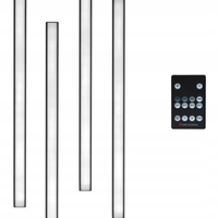 Set iluminare led pentru riflaje MDF, varianta II, 2 lampi x 1 metru, 520 lm, 5.6W, telecomanda