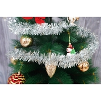 Beteala Craciun, Flippy, argintiu, marimea: 2 m x 5 cm material:folie PVC, interior/exterior
