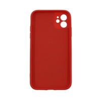 Husa protectie, Vafy, compatibila cu Apple iPhone 12 Pro Max Liquid Silicone Rosu