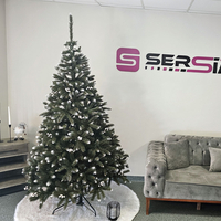 Brad artificial Christmas Deluxe by Sersimo, WhiteBerry, 2D, 220cm
