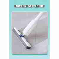 Set Mop Telescopic cu Galeata Pliabila, Flippy, Gri, 32 cm, Maner Reglabil 140 cm, Sistem de Stoarcere Usor si Eficient