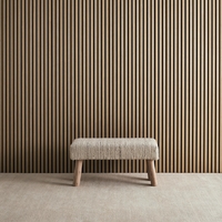 Riflaj MDF decorativ LDA PREMIUM de tip Panou Acustic, Stejar Sonoma, 260x40 cm