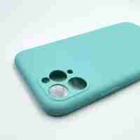 Husa pentru Samsung Galaxy A3 4G, Vafy, Liquid Silicone, cu Microfibra pe interior, Protectie Antisoc, Albastru deschis