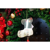 Ornament brad, Flippy, Gheata, Auriu, Lucios, 10*25CM, Acril, Interior/ Exterior