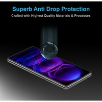 Folie Sticla Securizata, Vafy, Pentru Xiaomi Redmi note 12 Pro, Full Glue, Margini Negre, Transparent