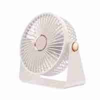 Ventilator 2in1, Vafy, de Masa/de Perete, Incarcare USB, 3.7 V, 4.5 W, 1200 mAh, 17.5 x 17 x 7.6 cm, Alb