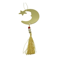 Ornament brad, Flippy, Luna, Auriu, Lucios, 10*25CM, Acril, Interior/ Exterior