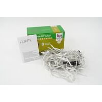 Sectiune Instalatie de Craciun Vafy® Tip Turturi, 8 jocuri de lumini 3 m, 96 LED-uri, Interconectabila, Fir Transparent, Alb Cald, Atentie! nu contine alimentator