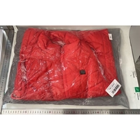 Vesta cu Incalzire, Vafy, Unisex, 2 Zone de Incalzire, Umplutura Bumbac, 3 Trepte de Temperatura, Incarcare USB, Rosu, 45 - 50 kg, Marime M