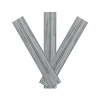 Set 36 Placi Autoadezive pentru Pardoseala, Vafy, din PVC, Impermeabil, Ignifug, Usor de Curatat, Dimensiune Placa 91.44 x 15.24 cm, Grosime 1.5 mm, Acoperire 5 m2, Model 4, Gri